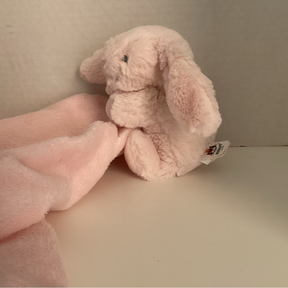 Jellycat bashfull bunny lovey blanket 13”x13” - Picture 3 of 8